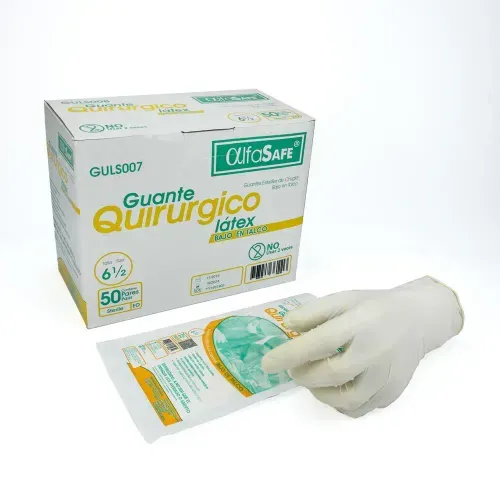 GUANTE CIRUGIA ESTERIL TALLA # 6 1/2 X