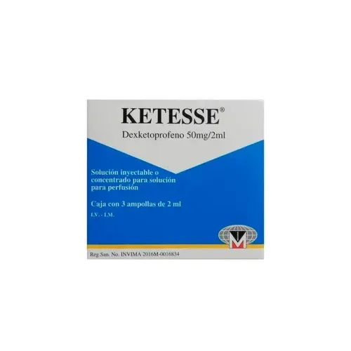 KETESSE 50MG/2ML * 3 AMPX