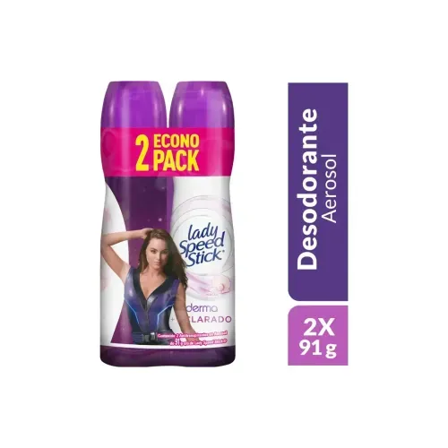 LADY SPEED STICK DERMA VITAMINA E SPRAY 150 ML * 2 UNDX
