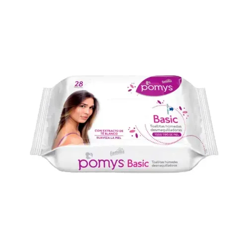 POMYS BASIC TOALLAS DESMAQUILLADORAS * 28 UNDX