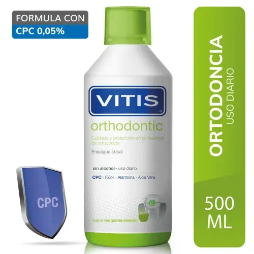 VITIS ORTHODONTIC ENJUAGUE * 500 MLX