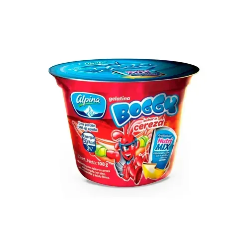 GELATINA BOGGY CEREZA VASO * 108 GRX