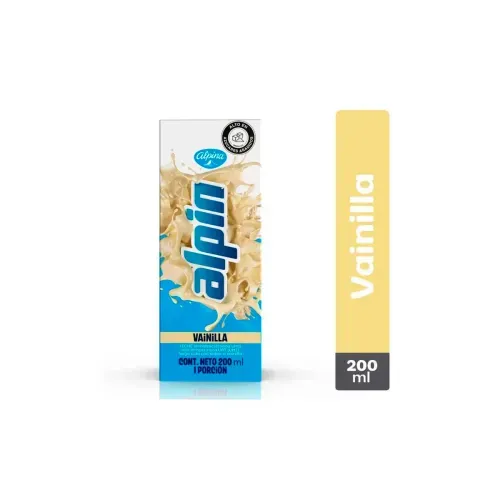 LECHE ALPIN VAINILLA *  200 MLX