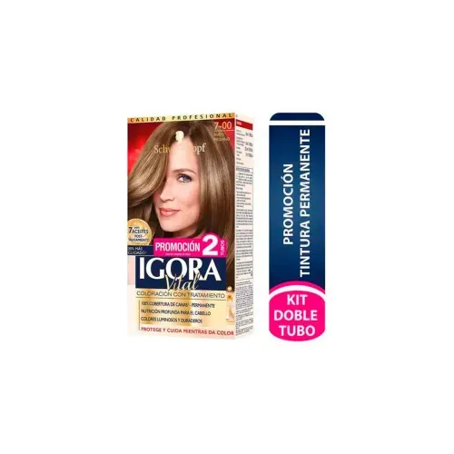 IGORA VITAL RUBIO MEDIANO 7-00 * 2 TUBOS X