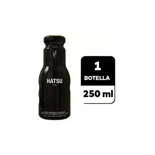 TEA HATSU TE NEGRO Y JUGO DE LIMON * 250 MLX