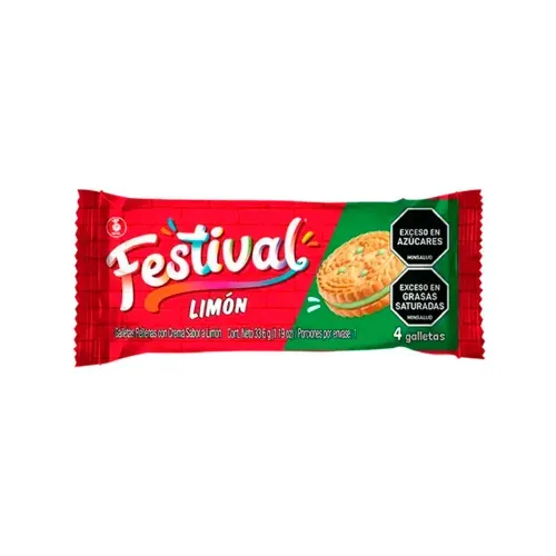 GALLETA FESTIVAL LIMON * 4 UNDX