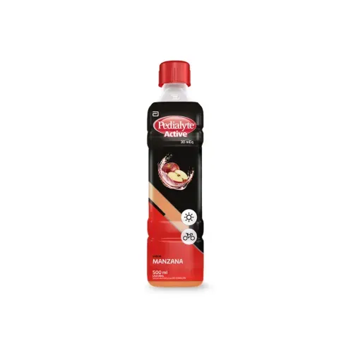 PEDIALYTE ACTIVE 30 MANZANA * 500 MLX