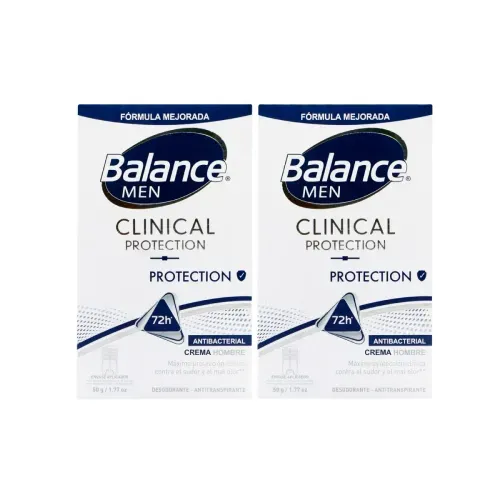 BALANCE MEN CLINICAL PROTECTION BARRA 50 GR *2 UNDX