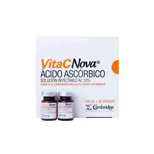 VITAMINA C 500MG/5ML * 1 AMPX