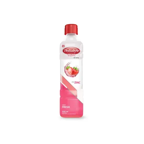 PEDIALYTE MAX ZINC 60 FRESA * 500 MLX