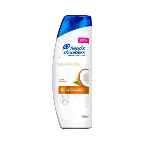 H & S SHAMPOO HIDRATACION ACEITE DE COCO * 375 MLX