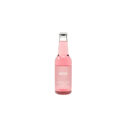 HATSU SODA FRAMBUESAS & ROSAS BOTELLA * 300 MLX