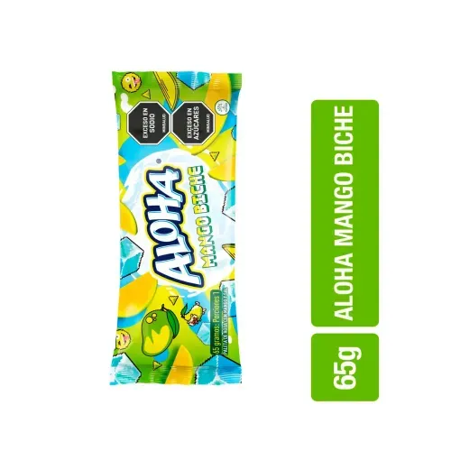 PALETA ALOHA MANGO BICHE *65 GR CON LIMON Y SALX