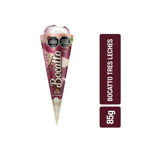 CONO BOCATTO TRES LECHES * 85 GRX