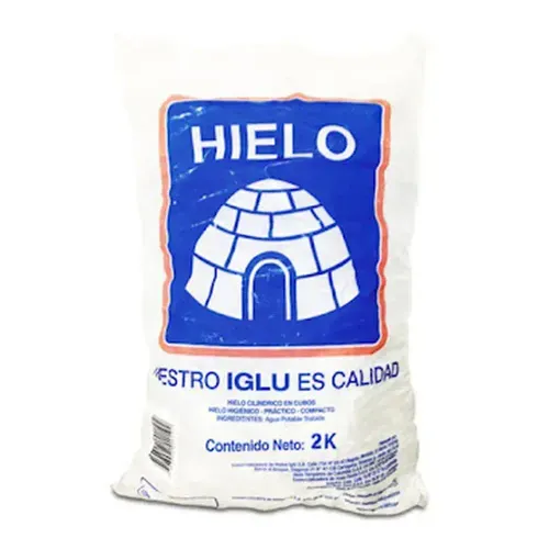 HIELO CILINDRICO EN CUBOS * 2 KGX