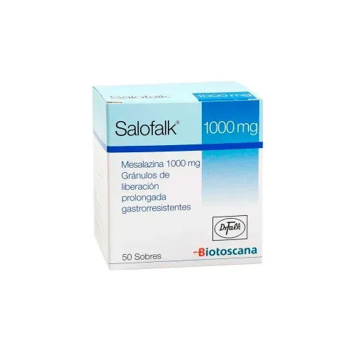 SALOFALK 1000 MG * 50 S/SX