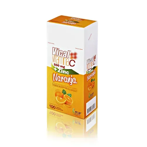 VITAMINA C + ZINC NARANJA * 100 TABX
