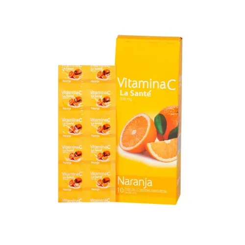 VITAMINA C MAST NARANJA * 100 TABX