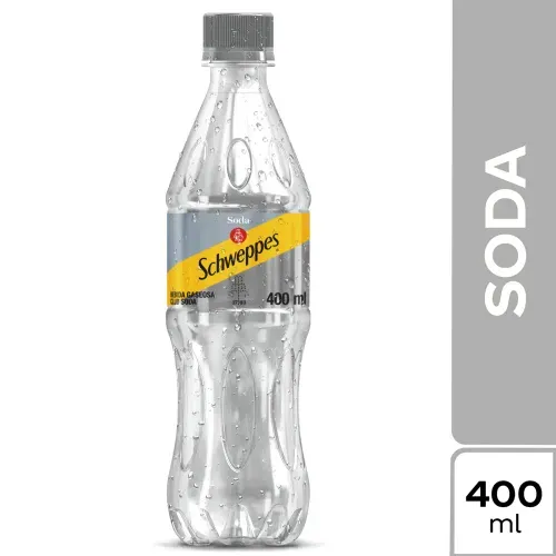 GASEOSA SODA SCHWEPPES * 400 MLX