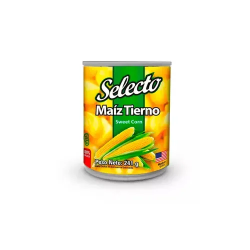 MAIZ DULCE ENLATADO SELECTO * 241 GRX