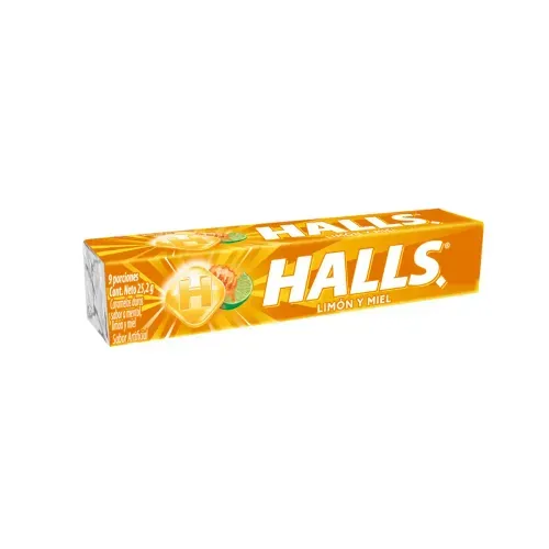 HALLS BARRA LIMON Y MIEL * 9 UNDX