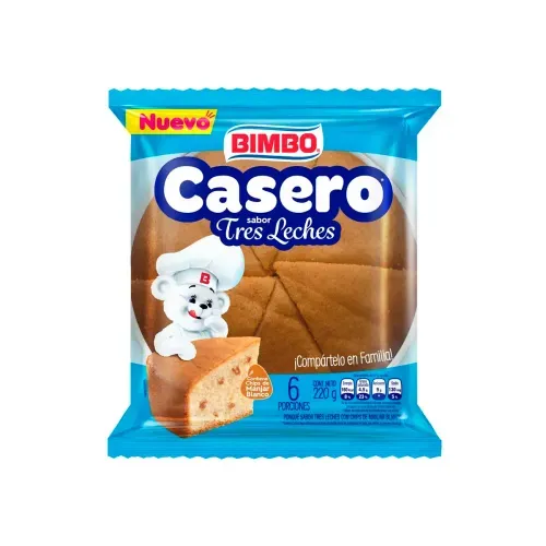 PONQUE CASERO TRES LECHES * 200 GRX
