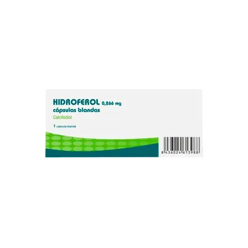 HIDROFEROL 0.266 MG * 3 TABX