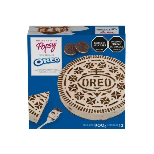 TORTA DE HELADO COOKIES & CREAM * 6 UNDX