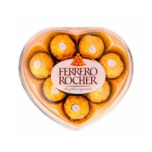 FERRERO ROCHER CHOCOLATE CORAZON *8 UNDX
