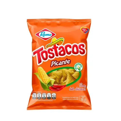 TOSTACOS PICANTE * 38 GRX