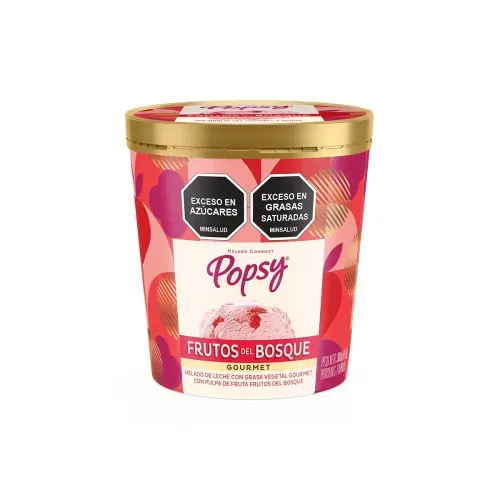 HELADO GOURMET POPSY FRUTOS DEL BOSQUE *300 GRX
