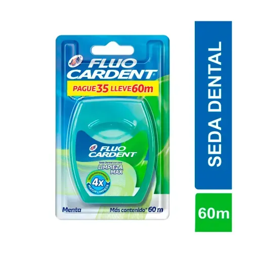 SEDA DENTAL FLUOCARDENT LIMPIEZA MAX * PAGUE 35 MET LLEVE 60 METX