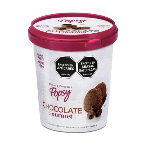 HELADO GOURMET POPSY CHOCOLATE * 600 GRX