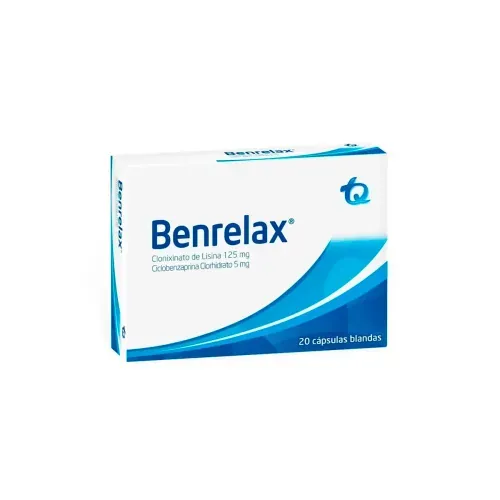 BENRELAX 125/5MG * 20 TABX