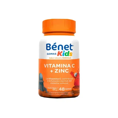 BENET KIDS GOMAS ZINC + VITAMINA C * 48 GOMASX