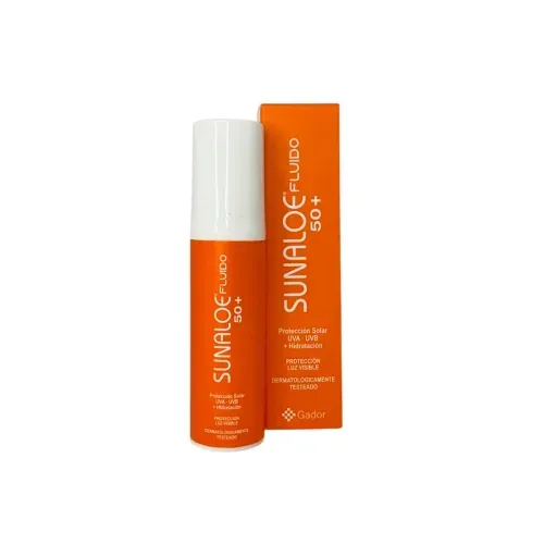 SUNALOE FLUIDO 50+ PROTECTOR SOLAR * 50GRX