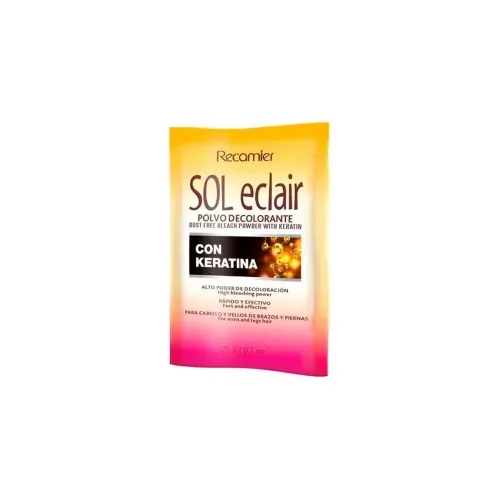 SOLECLAIR POLVO DECOLORANTE C/KERATINA SOBRE * 20 GRX