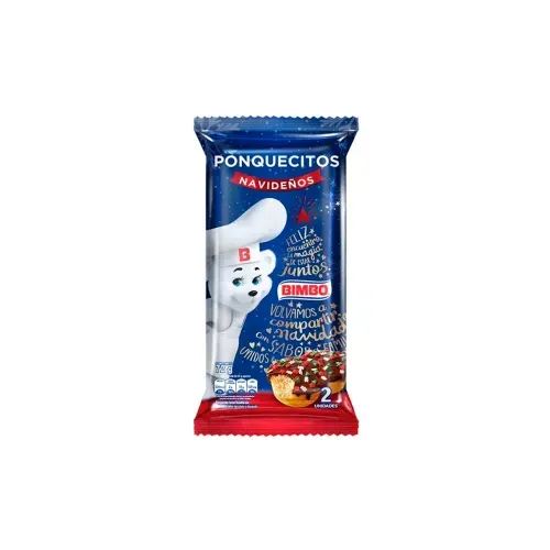 PONQUECITOS BIMBO NAVIDEÑOS *72 GRX