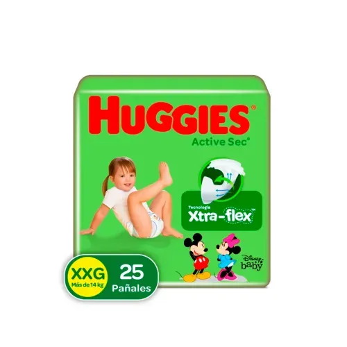 HUGGIES ACTIVE SEC ET 5-XXG * 25 UNDX
