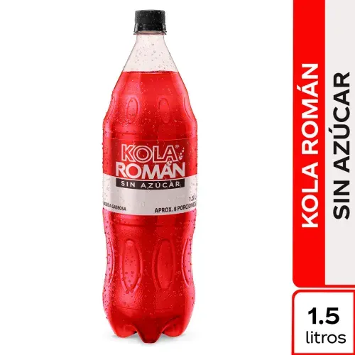 GASEOSA KOLA ROMAN SIN AZUCAR *1.5 LTX