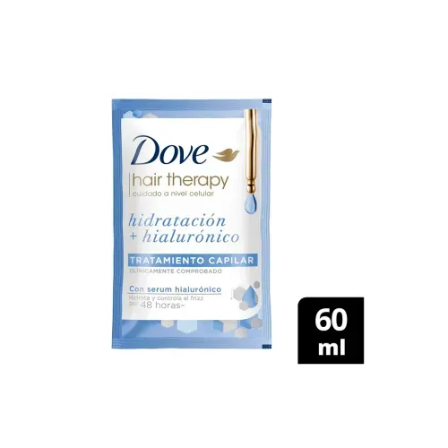 DOVE TRATAMIENTO CAPILAR HIDRATACION + HIALURONICO * 60 MLX