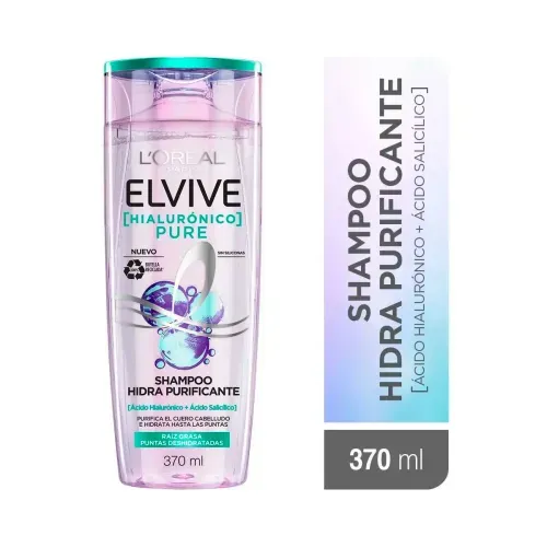 ELVIVE SHAMPOO HIDRA PURIFICANTE * 370 MLX
