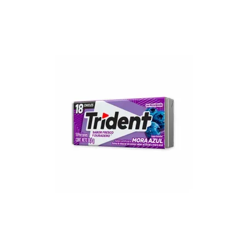 TRIDENT MORA AZUL * 18 UNDX