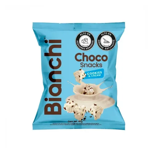 BIANCHI CHOCO SNACKS  COOKIES AND CREAM* 48GRX