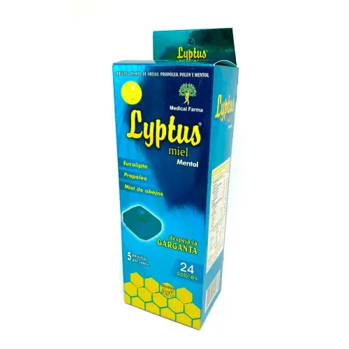 LYPTUS MIEL MENTOL * 24 S/SX