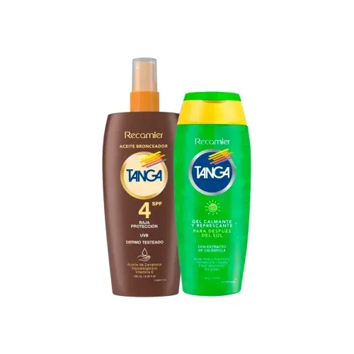 TANGA  SPF4 ACEITE *185 ML + GEL AFS *130 MLX