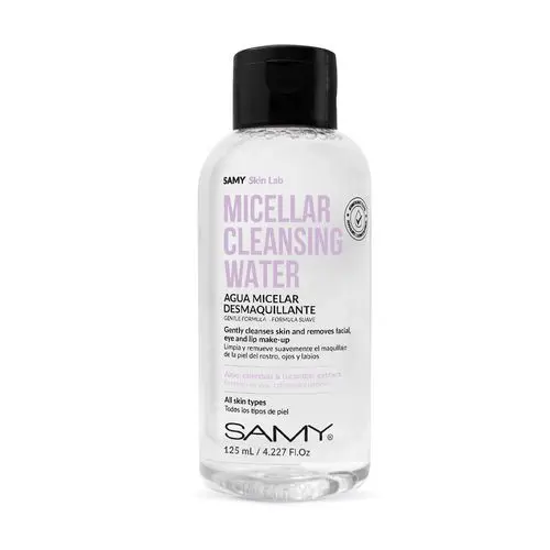 AGUA MICELAR DESMAQUILLANTE SAMY DERMATOLÓGICAMENTE COMPROBADA X 125 MLX