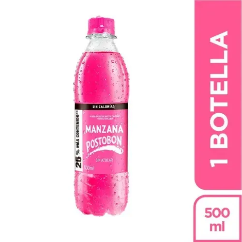 GASEOSA MANZANA * 500 MLX