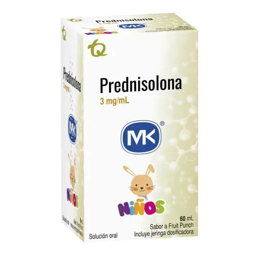 PREDNISOLONA 3 MG/ML SOLUCION ORAL * 60 MLX