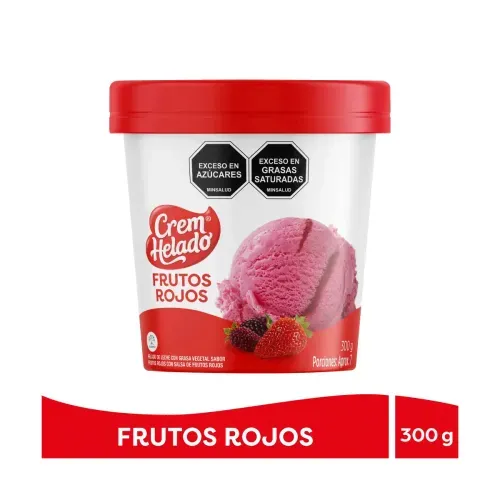 CREM HELADO FRUTOS ROJOS * 300 GRX